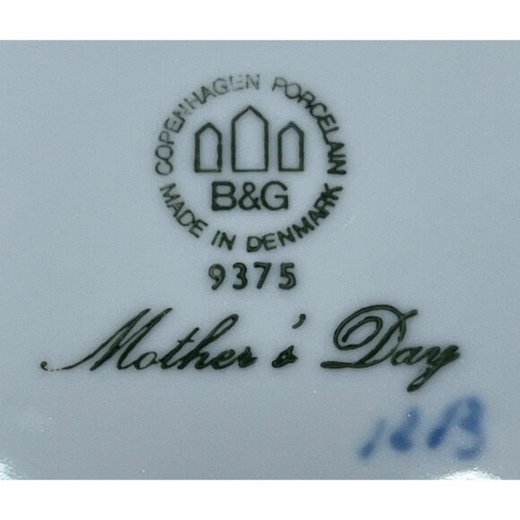 Bing & Grondahl 1975 Mors Mother's Day Doe Deer with Fawns Collector Plate 9375 - Picture 3 of 4